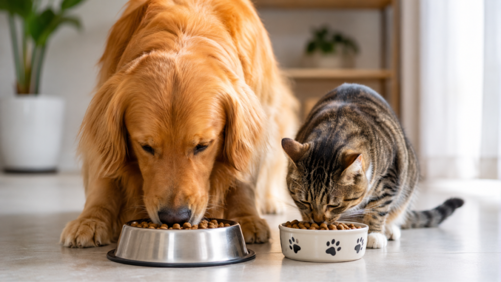 melhores rações para cães e gatos